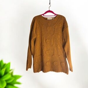 Carolina Colours Vintage Solid Chunky Knit Sweater